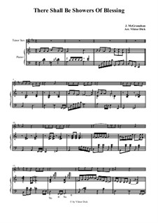 Mächtige Ströme des Segens: Für Tenorsaxophon und Klavier by James McGranahan