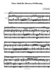 Mächtige Ströme des Segens: Für Blockflöte und Orgel by James McGranahan