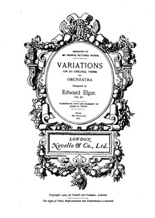 Vollständiger Satz: Für Klavier, vierhändig by Edward Elgar