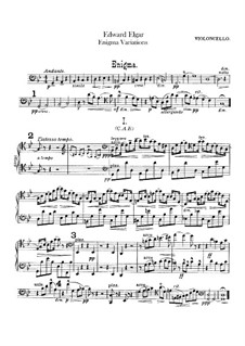 Vollständiger Satz: Cellostimme by Edward Elgar