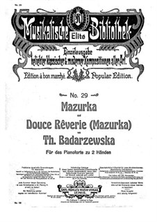 Deux Morceaux: Deux Morceaux by Tekla Bądarzewska-Baranowska