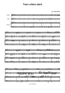 Vater erhöre mich: Für Violine, Viola und Klavier by folklore