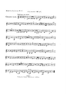 Omnes de Saba venient, HV 40: Klarinettenstimme II by Joseph Eybler