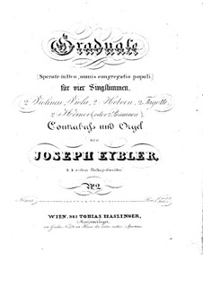 Sperate in Deo, HV 41: Stimmen by Joseph Eybler