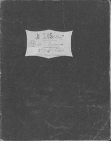 Le postillon de Lonjumeau (The Coachman of Lonjumeau): French horn III-IV parts by Adolphe Adam