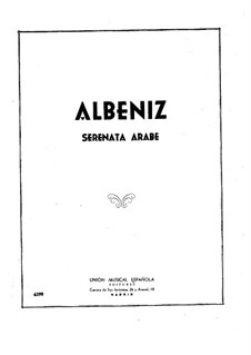 Serenata Arabe: Für Klavier by Isaac Albéniz