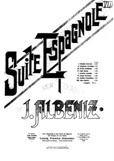 Vollständiger Zyklus: Für Klavier by Isaac Albéniz