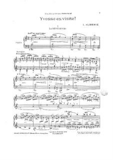 Yvonne en visite: Für Klavier by Isaac Albéniz
