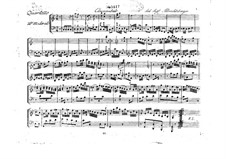 Klavierquartet in C-Dur: Cembalo- oder Klavierstimme by Johann Georg Albrechtsberger