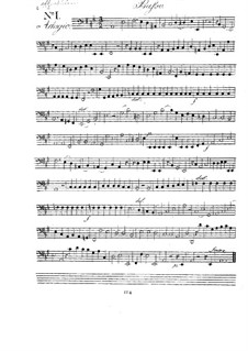 Sechs Streichquartette, Op.21: Cellostimme by Johann Georg Albrechtsberger