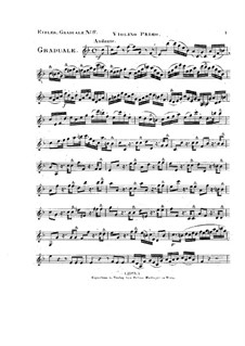 Non in multitudine, HV 56: Violinstimme I by Joseph Eybler