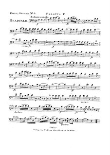 Dies sanctificatus, HV 61: Fagottstimme I by Joseph Eybler