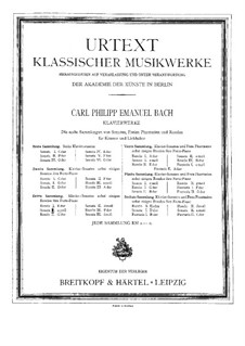 Sammlung III, Wq 57: Vollsammlung by Carl Philipp Emanuel Bach