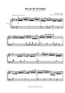 Rescue the Perishing: Für Klavier by William Howard Doane