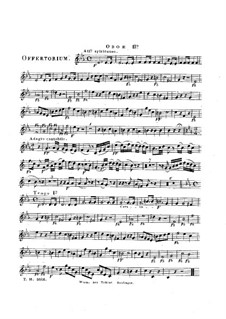 Si consistant, HV 86: Oboenstimme II by Joseph Eybler