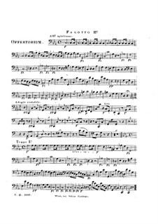 Si consistant, HV 86: Fagottstimme II by Joseph Eybler