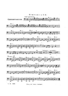 Si consistant, HV 86: Paukenstimme by Joseph Eybler