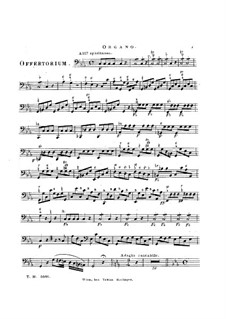 Si consistant, HV 86: Orgelstimme by Joseph Eybler