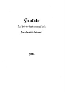 Herr Gott, dich loben wir, BWV 16: Vollpartitur by Johann Sebastian Bach