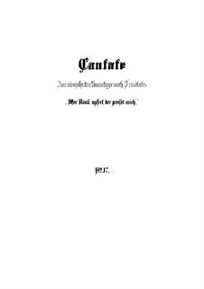 Wer Dank opfert, der preiset mich, BWV 17: Vollpartitur by Johann Sebastian Bach