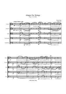 Adagio for Strings: Adagio for Strings by Jordan Grigg