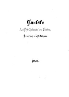 Freue dich, erlöste Schar, BWV 30: Vollpartitur by Johann Sebastian Bach