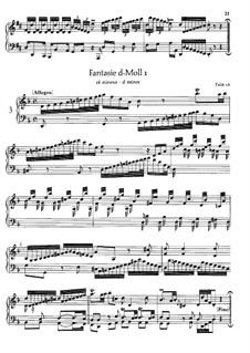 Fantasie in d-Moll, BR A 21, F 18: Für einen Interpreten by Wilhelm Friedemann Bach