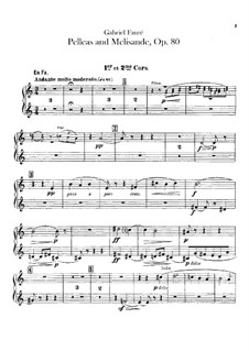 Pelléas et Mélisande, Op.80: Hörnerstimmen by Gabriel Fauré