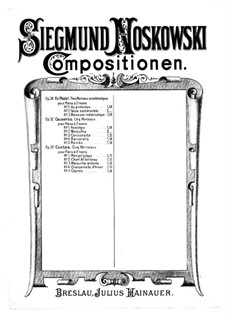 Contes, Op.37: Contes by Zygmunt Noskowski