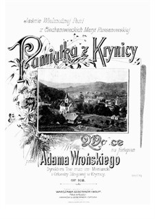 Souvenir from Krynicy, Op.108: Souvenir from Krynicy by Adam Wroński