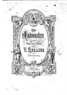 Vollständiger Oper: Klavierauszug by Vincenzo Bellini