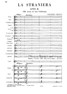 La straniera: Akt II by Vincenzo Bellini