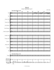 March (Grade 1 Band/Grade 6 and 7): March (Grade 1 Band/Grade 6 and 7) by Jordan Grigg