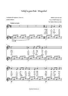 Schlaf in guter Ruh, Op.27 Nr.5: Schlaf in guter Ruh by Wilhelm Taubert