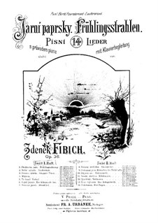 Frühlingsstrahlen, Op.36: Nr.1-7 by Zdeněk Fibich