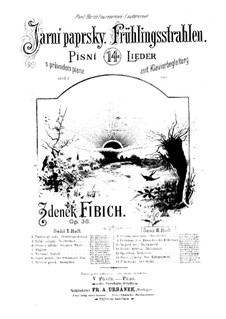 Frühlingsstrahlen, Op.36: Nr.8-14 by Zdeněk Fibich