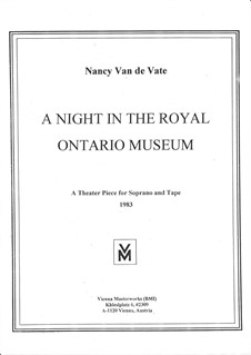 A Night in the Royal Ontario Museum: A Night in the Royal Ontario Museum by Nancy Van de Vate