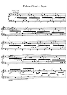 Präludium, Choral und Fuge, FWV 21: Alle Teile by César Franck