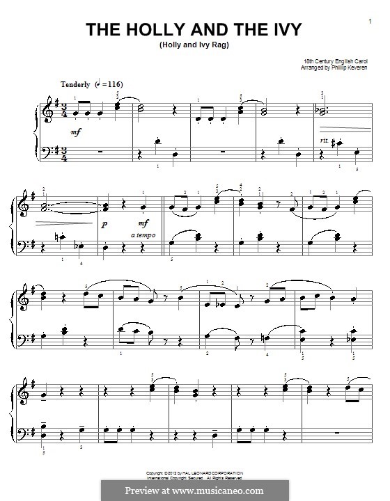 Piano version: Ragtime version by folklore