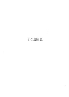 Streichoktett in F-dur, Op.17: Violinstimme II by Niels Wilhelm Gade
