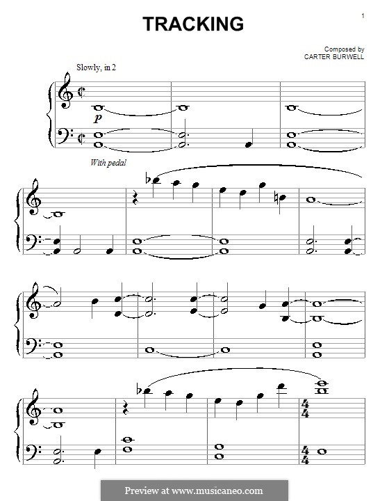 Tracking: Für Klavier by Carter Burwell
