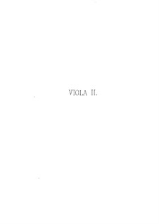 Streichoktett in F-dur, Op.17: Violastimme II by Niels Wilhelm Gade