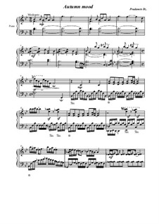 Autumn mood, Op.2: Autumn mood by Dzmitry Pradanets