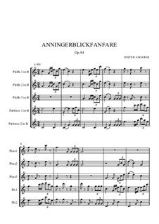 Fanfare Anningerblick, Op.84: Fanfare Anningerblick by Dieter Angerer