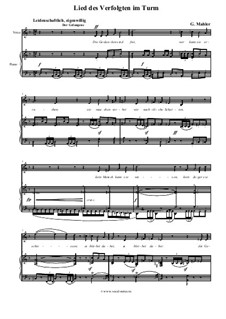 Des Knaben Wunderhorn: Lied des Verfolgten im Turm by Gustav Mahler