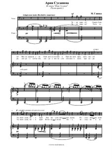 Fragmente (Alternative Versionen): Act IV, No.20 'They sense the truth!', for voice and piano by Michail Glinka