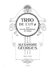 Klaviertrio in A-Dur: Violinstimme by Alexandre Georges