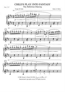 Tiny Ballerinas Dancing: Tiny Ballerinas Dancing by Ennio Paola