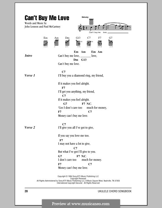 Instrumental version: Für Ukulele by John Lennon, Paul McCartney