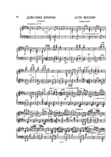 Raimonda, Op.57: Akt II für Klavier by Alexander Glazunov